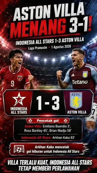 INDO ALL STARS 1- 3 Aston Villa